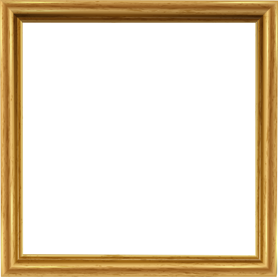 wood square photo picture frame